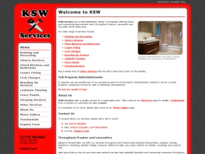 Screenshot - KSW Services website