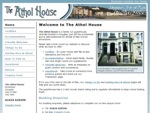 Screenshot - The Athol House website