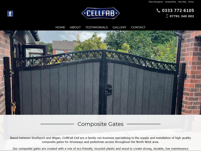 Composite Gates Website, © EasierThan Website Design