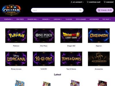 Screenshot - Cellfab Games website